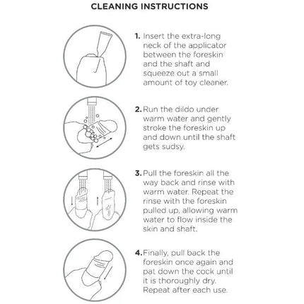 KING COCK - REALISTISCHER DILDO - UNBESCHNITTEN - 15 CM - Dildo mit Saugnapf