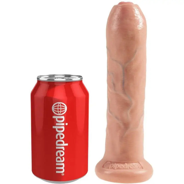 KING COCK - REALISTISCHER DILDO - UNBESCHNITTEN - 21 CM - Dildo mit Saugnapf
