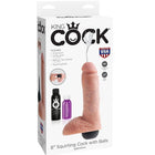 King cock realistischer natürlicher ejakulator-penis 20,32 cm aus hautfarbenem silikon mit realistischem ballansatz