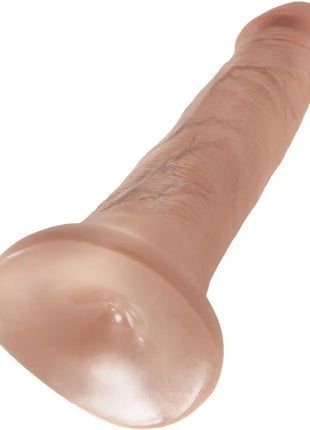 KING COCK - REALISTISCHER PENIS - 12 CM KARAMELL - Dildo mit Saugnapf