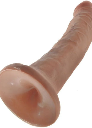 KING COCK - REALISTISCHER PENIS - 17.5 CM KARAMELL - Dildo mit Saugnapf