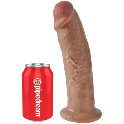 KING COCK - REALISTISCHER PENIS - 24 CM KARAMELL - Dildo mit Saugnapf