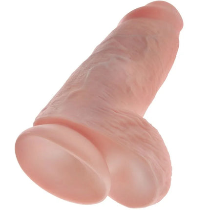 KING COCK - REALISTISCHER PENIS CHUBBY - 23 CM - Dildo mit Saugnapf