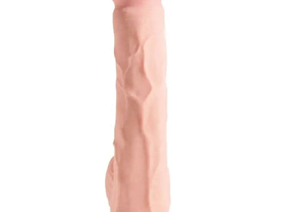 KING COCK - REALISTISCHER PENIS MIT 3D-KUGELN - 24.8 CM - Dildo mit Saugnapf