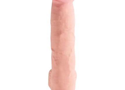 KING COCK - REALISTISCHER PENIS MIT EIER - 19.4 CM - LEICHT - Dildo mit Saugnapf