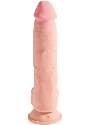KING COCK - REALISTISCHER PENIS MIT EIER - 19.4 CM - LEICHT - Dildo mit Saugnapf