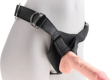 KING COCK - REALISTISCHER PENIS MIT EIER - 19.4 CM - LEICHT - Dildo mit Saugnapf