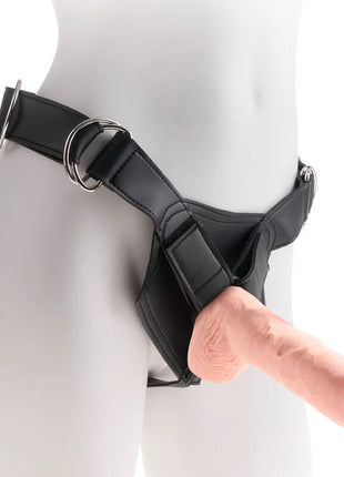 KING COCK - REALISTISCHER PENIS MIT EIER - 19.4 CM - LEICHT - Dildo mit Saugnapf