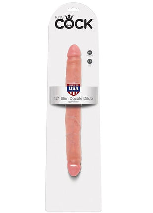 KING COCK - SCHLANKER DOPPELDILDO - 30 CM - Doppeldildo
