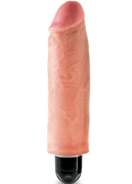 Pink silikon dildo mit schwarzer basis king cock steifer realistischer vibrator 15,24 cm natürlich