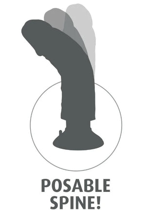 KING COCK - VIBRATORDILDO - 15.24 CM - Vibratoren mit Saufnapf