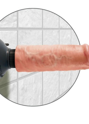 KING COCK - VIBRATORDILDO - 15.24 CM - Vibratoren mit Saufnapf