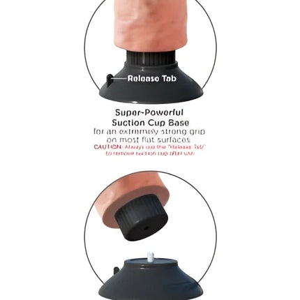 KING COCK - VIBRATORDILDO - 20.32 CM - Vibratoren mit Saufnapf