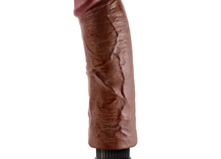 KING COCK - VIBRIERENDER SCHWANZ BRAUN 20,32 CM