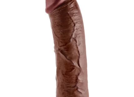 KING COCK - VIBRIERENDER SCHWANZ BRAUN 20,32 CM