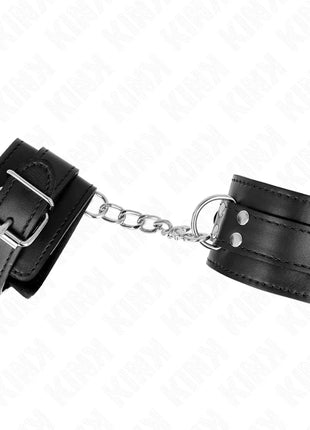 KINK - 3 D-RING HANDGELENKFESSELN VERSTELLBAR SCHWARZ 17,5-25 CM X 6 CM