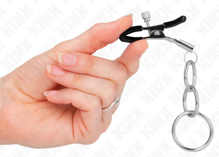 KINK - 3 O-RING NIPPELKLEMMEN 6 CM