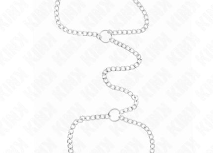 KINK - 4 KETTEN-NIPPELKLAMMERN 32 CM MIT KETTEN 14 CM