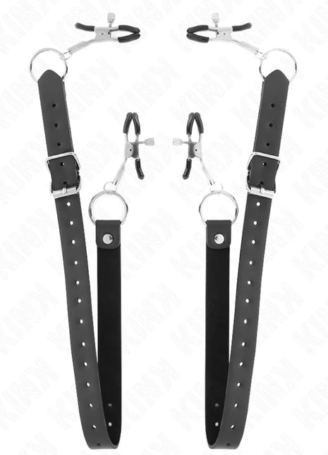 KINK - 4 KLITORISKLEMMEN VERSTELLBAR 34-48 CM