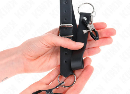 KINK - 4 KLITORISKLEMMEN VERSTELLBAR 34-48 CM