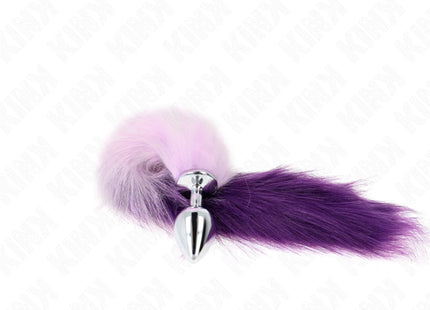 KINK - ANAL PLUG GRÖSSE M 8 X 3,5 CM MIT KUNSTSTOFFSCHWANZ 40 CM LILA
