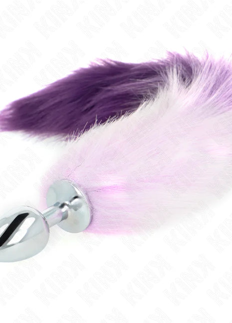 KINK - ANAL PLUG GRÖSSE S 7 X 3 CM MIT KUNSTSTOFFSCHWANZ 40 CM LILA