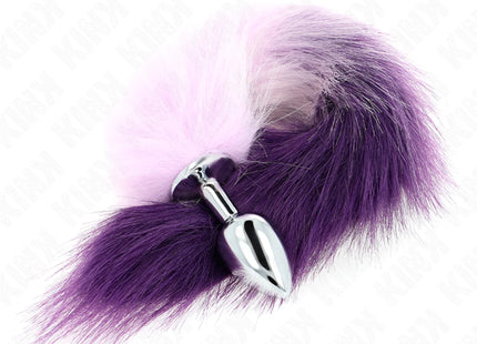 KINK - ANAL PLUG GRÖSSE S 7 X 3 CM MIT KUNSTSTOFFSCHWANZ 40 CM LILA