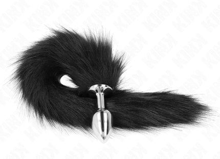 KINK - ANAL PLUG GRÖSSE S 7 X 3 CM MIT KUNSTSTOFFSCHWANZ 40 CM SCHWARZ