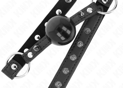 KINK - BALL 4 CM KNEBEL MIT SPITZENNIET UND SCHNAPPVERSCHLUSS 65 x 2 CM
