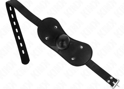 KINK - BALL GAG MUNDMASKE MIT SCHLOSS VERSTELLBAR 42-60 CM