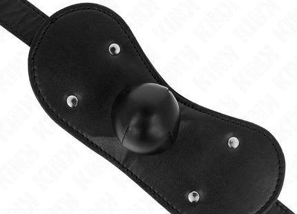 KINK - BALL GAG MUNDMASKE MIT SCHLOSS VERSTELLBAR 42-60 CM