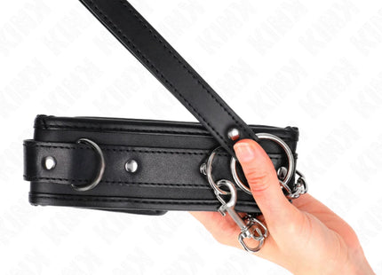 KINK - BASISMODELL HALSBAND MIT LEINE 65 CM MODELL 1 53 X 6 CM