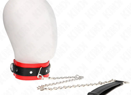 KINK - BASISMODELL HALSBAND MIT LEINE 65 CM MODELL 3 ROT 53 X 5 CM