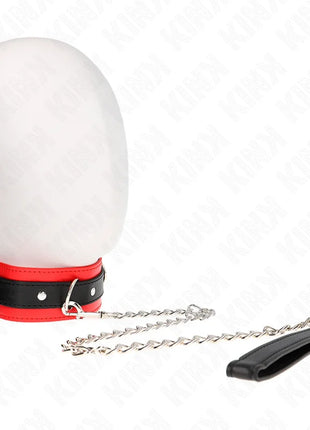KINK - BASISMODELL HALSBAND MIT LEINE 65 CM MODELL 3 ROT 53 X 5 CM