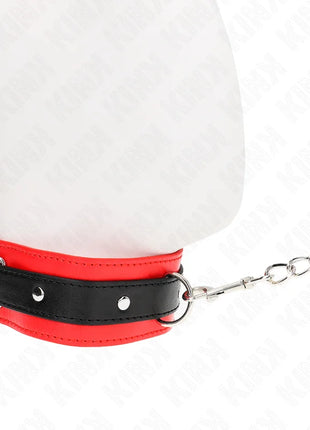 KINK - BASISMODELL HALSBAND MIT LEINE 65 CM MODELL 3 ROT 53 X 5 CM