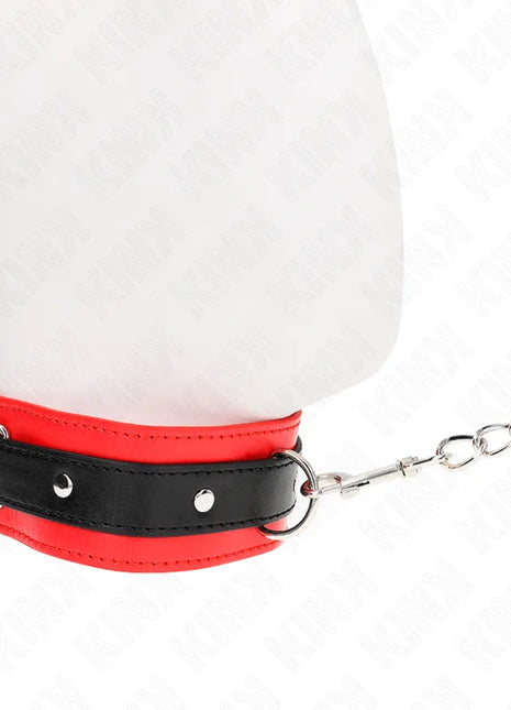 KINK - BASISMODELL HALSBAND MIT LEINE 65 CM MODELL 3 ROT 53 X 5 CM