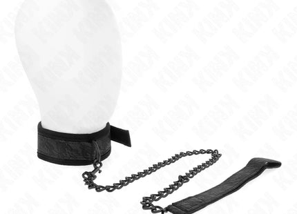 KINK - BASISMODELL HALSBAND MIT LEINE 77 CM MODELL 5 VERSTELLBAR 34-54 CM X 5 CM