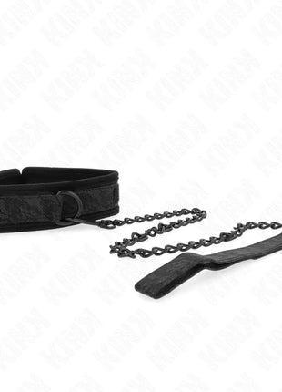 KINK - BASISMODELL HALSBAND MIT LEINE 77 CM MODELL 5 VERSTELLBAR 34-54 CM X 5 CM