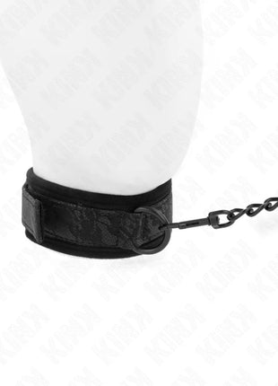 KINK - BASISMODELL HALSBAND MIT LEINE 77 CM MODELL 5 VERSTELLBAR 34-54 CM X 5 CM