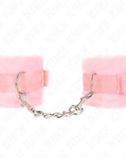 KINK - BEGINNER PELZHANDMANSCHETTEN ROSA 30 X 7 CM