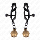 KINK - BELL JAW STYLE NIPPELKLEMMEN SCHWARZ 7 CM