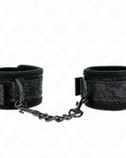 KINK - DARK LACE CUFFS NEOPRENE HANDGELENK MANSCHETTEN VERSTELLBAR SCHWARZ 20-29 CM X 5 CM