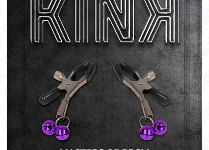 KINK - DOPPELGLOCKEN-NIPPELKLAMMEREI LILA 6 CM