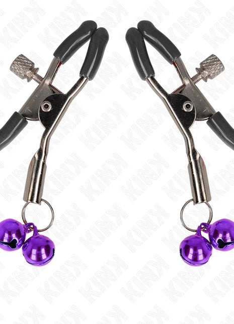KINK - DOPPELGLOCKEN-NIPPELKLAMMEREI LILA 6 CM