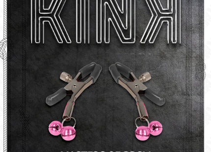 KINK - DOPPELGLÖCKCHEN-NIPPELKLAMMER ROSA 6 CM