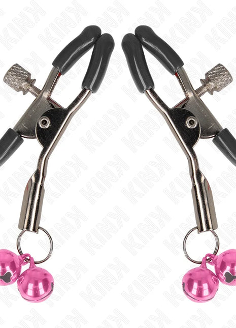 KINK - DOPPELGLÖCKCHEN-NIPPELKLAMMER ROSA 6 CM