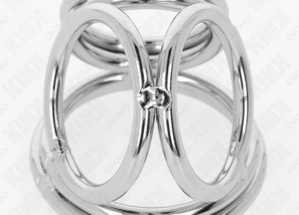 KINK - DREIFACH CHROM METALL PENISRING 3,8 CM BIS 5 CM MODELL 1