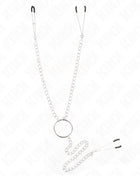 KINK - DREIFACH NIPPEL- UND KLITZISKLEMMEN MIT KETTE MODELL 1