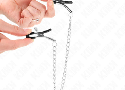 KINK - DREIFACH NIPPEL- UND KLITZISKLEMMEN MIT KETTE MODELL