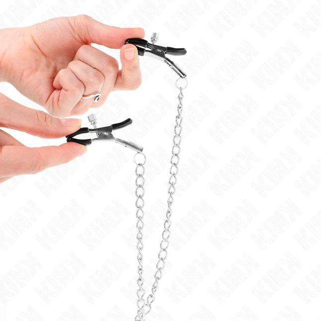 KINK - DREIFACH NIPPEL- UND KLITZISKLEMMEN MIT KETTE MODELL